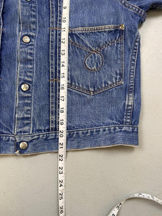 Vtg 50s Montgomery Ward 101 Denim Jacket Pleated Work Wear Size S