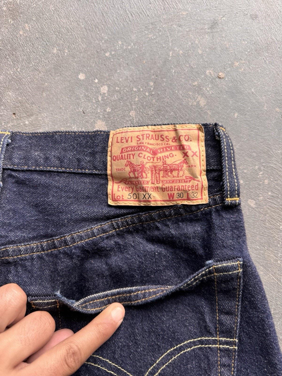 LVC Levi's Vintage Clothing Big E 1955 501 XX Selvedge Denim Jeans