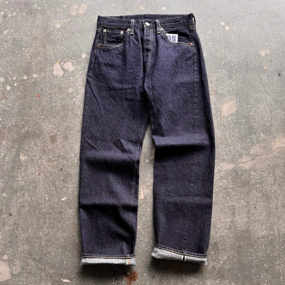 LVC Levi's Vintage Clothing Big E 1955 501 XX Selvedge Denim Jeans