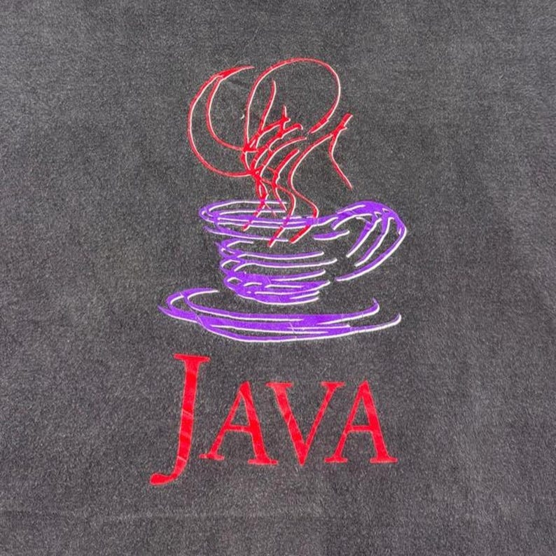 Koszulka promocyjna oprogramowania Java firmy Sun Microsystems z lat 90. | XL zdjęcie 2