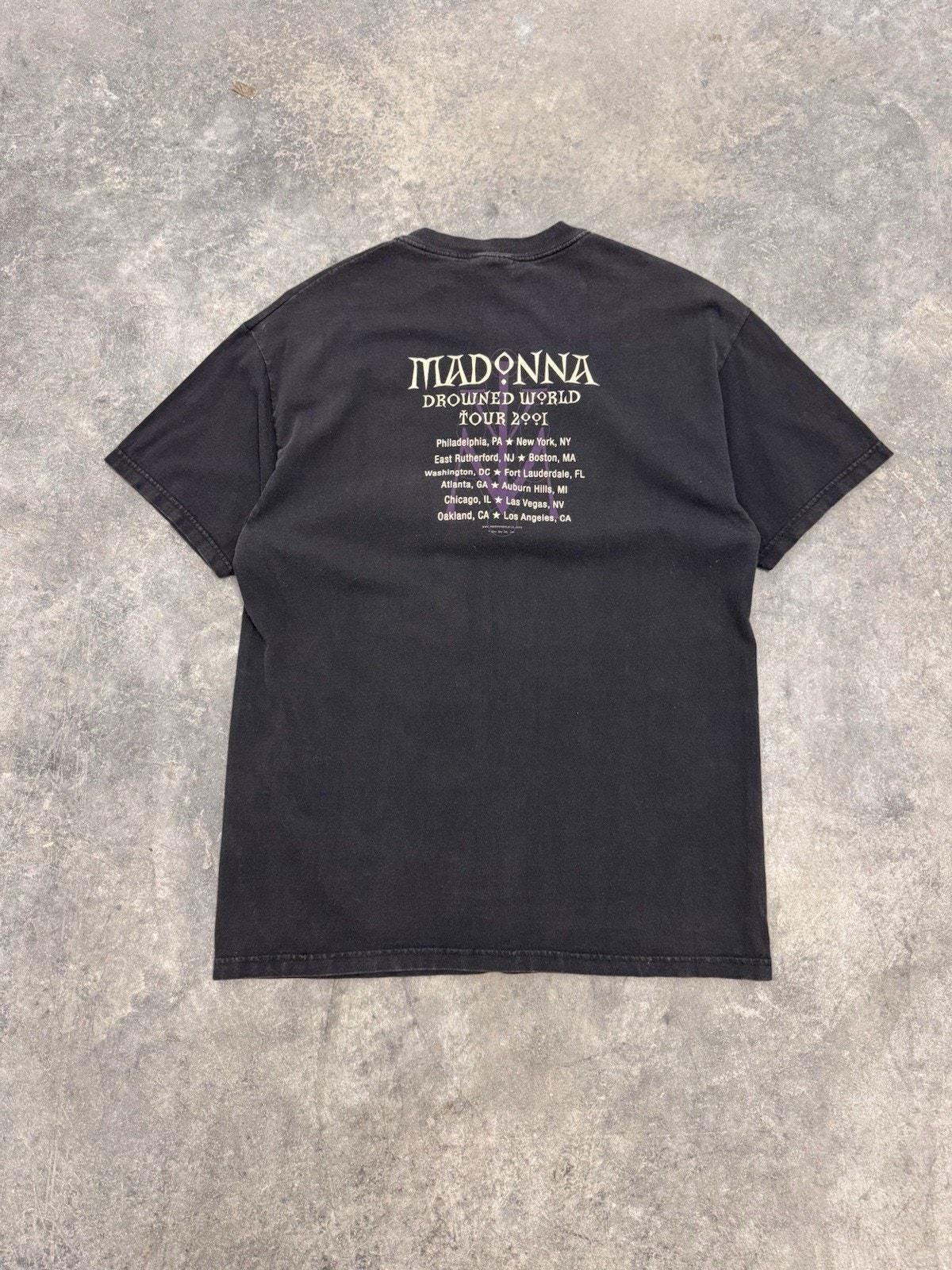 Madonna Drowned World Tour 2001 Tシャツ Y2K 【公式通販】