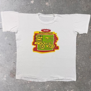 1990-tals Dorigo Bike Graphic T-shirt Porte in Legno italiensk cykeltröja | XL