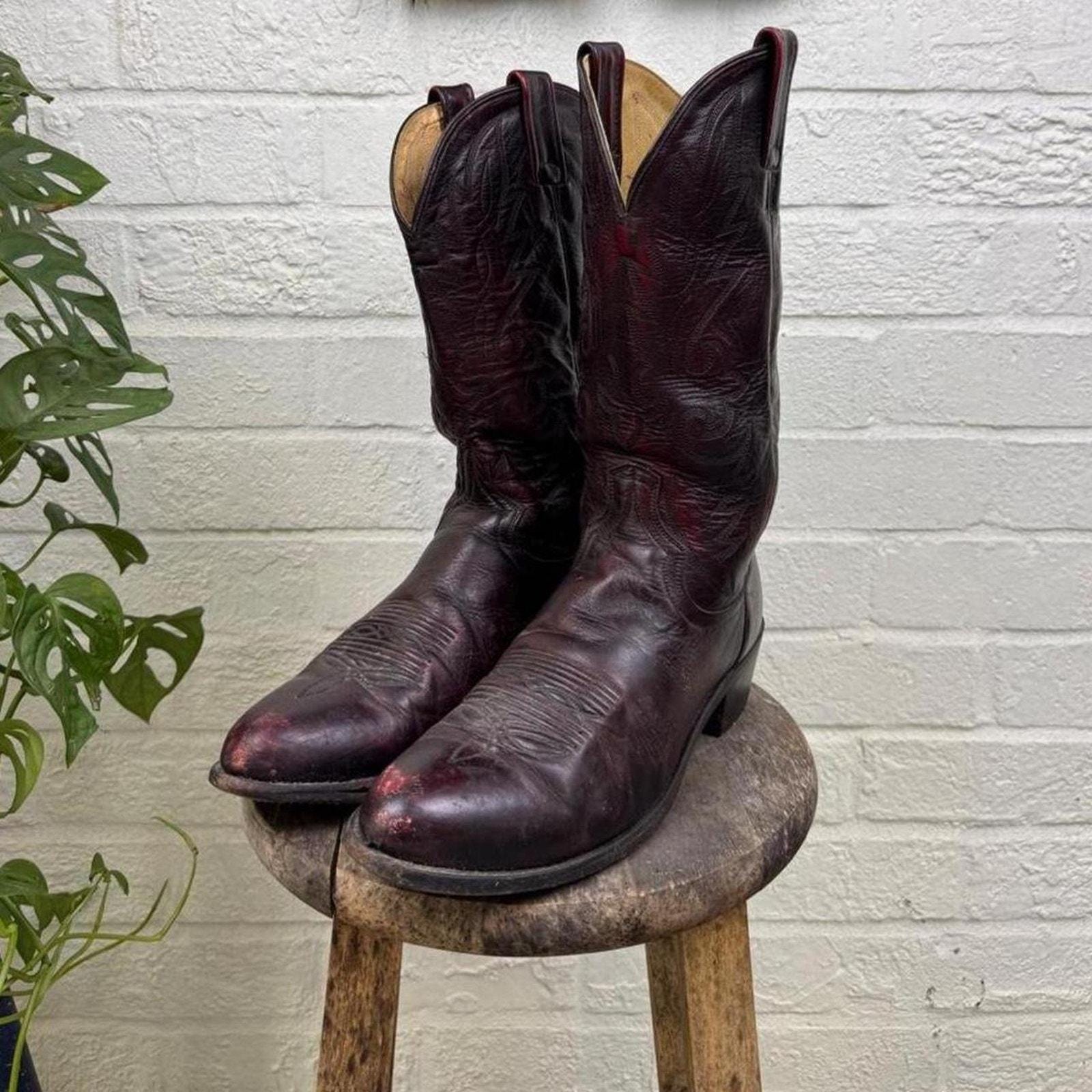 Vintage Dan Post Boots - Etsy