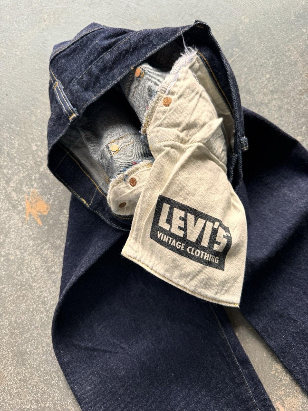 LVC Levi's Vintage Clothing Big E 1955 501 XX Selvedge Denim Jeans