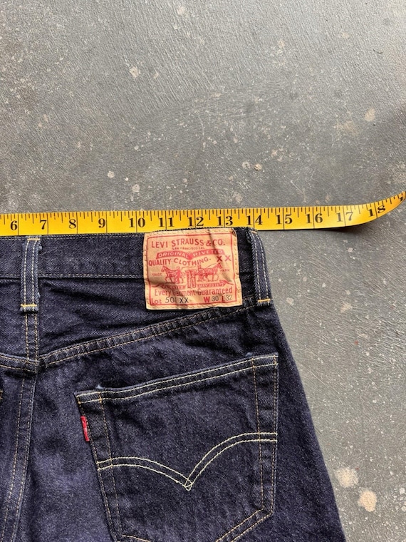 LVC Levi's Vintage Clothing Big E 1955 501 XX Selvedge Denim Jeans