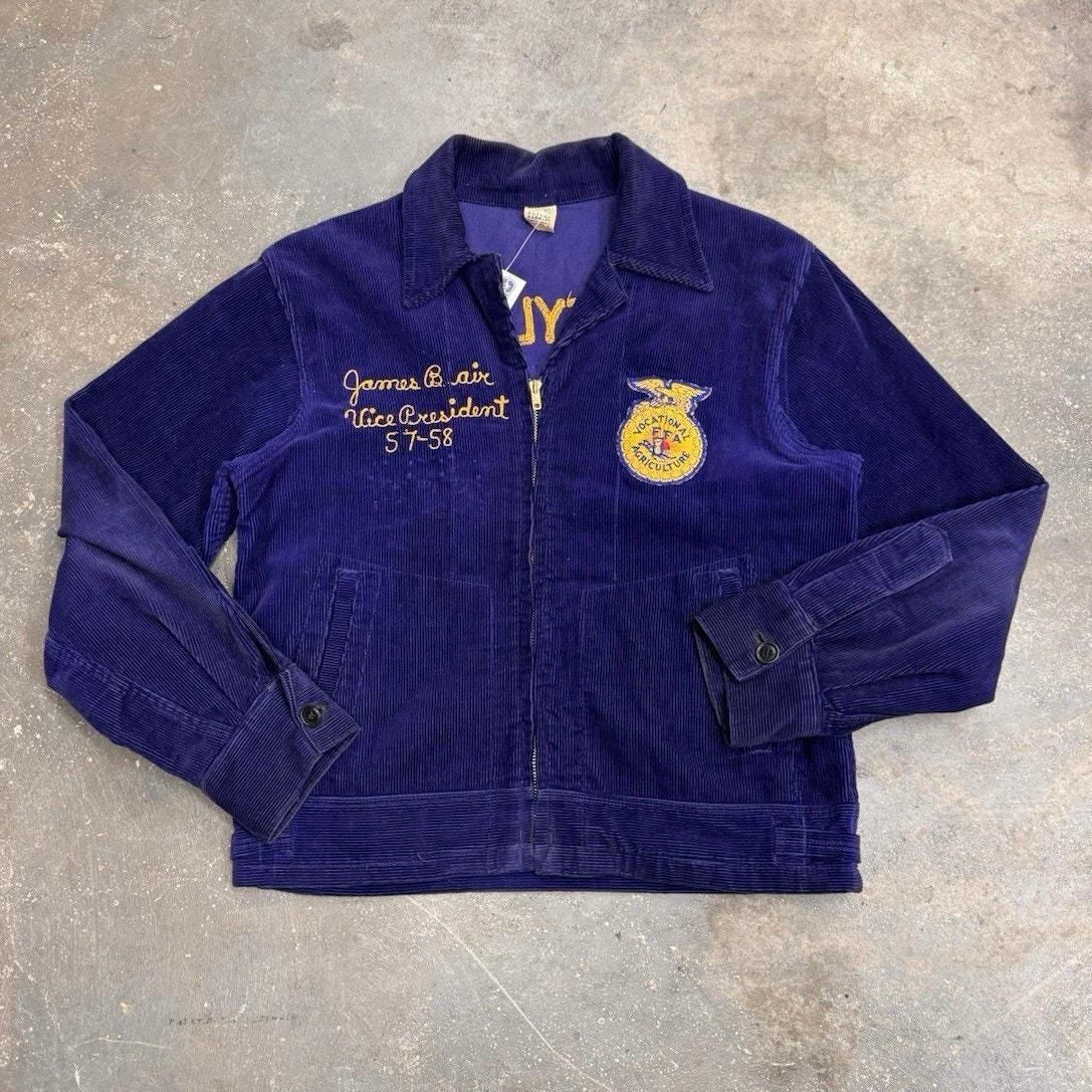 Ffa Corduroy Jacket - Etsy