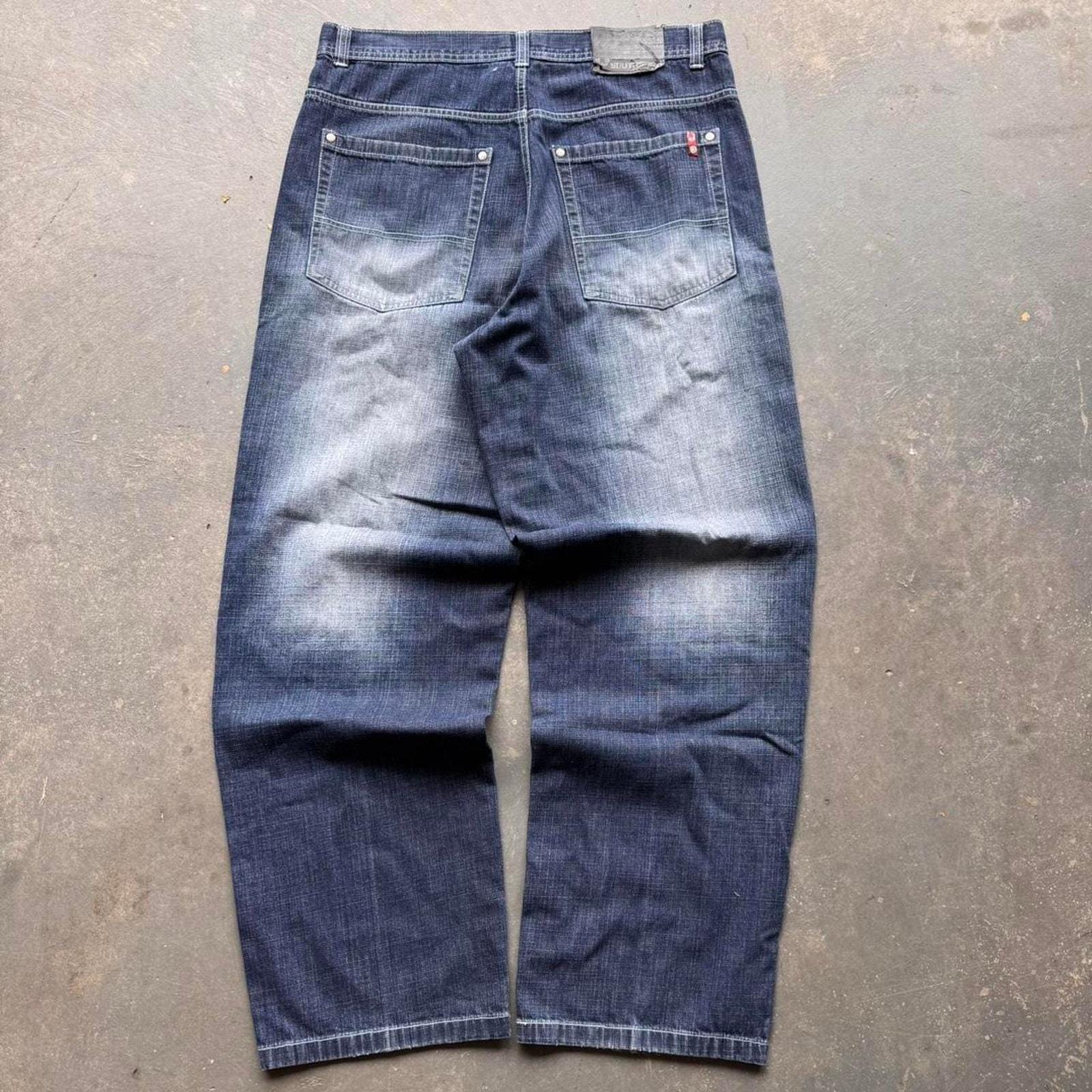 パンツ Southpole red tab jeans denim jnco sk8 Y2K Southpole Red Tab Faded Wide Leg Baggy Jeans Size 36x34 - Etsy