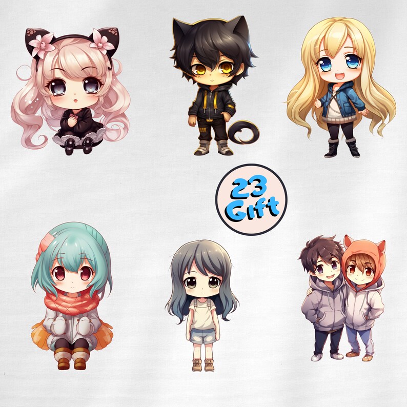 Anime Kawaii Girl Clipart, Cute Anime Girl, Cute Kawaii Girl Clipart