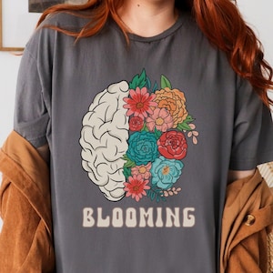 Blooming brain shirt, Celebrate minds of all kinds Tshirt, Neurodiversity shirt, ADHD Shirt, Autism Awareness shirt, Be kind to your mind