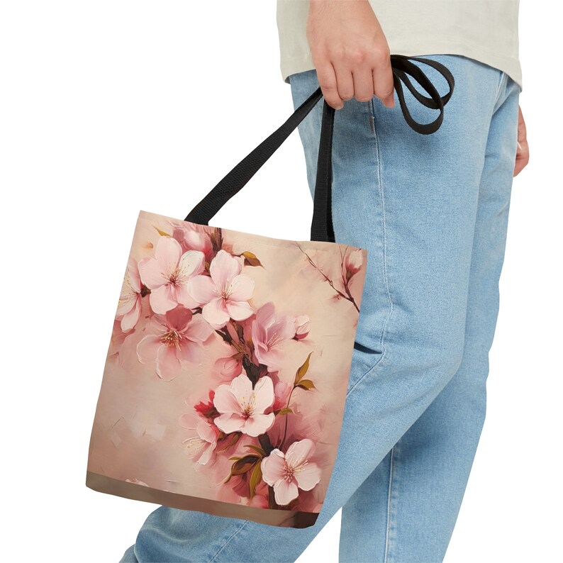 Blossom Breeze Woven Flower Tote