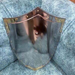 Escudo medieval personalizado / Armadura de caballero cruzado personalizada / Escudo para recreación histórica, cosplay y juegos de rol en vivo