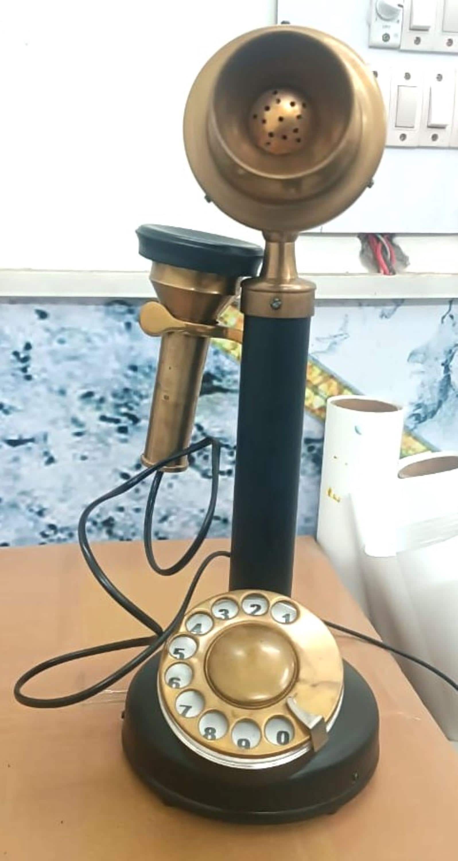 Antique candlestick phone - Etsy 日本