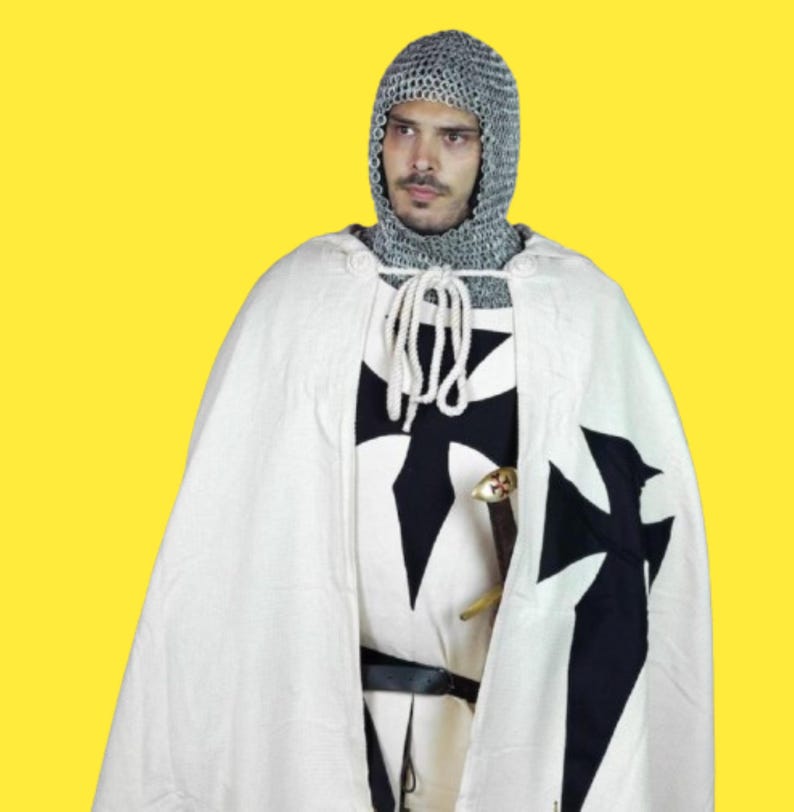 Pattern Templar Tunic Medieval Templar Crusader Halloween Tunic, Knight Surcoat, LARP Cosplay ...
