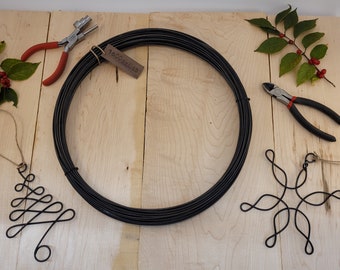 black annealed steel wire, 12 gauge, 100ft, 200ft, 300ft, wire bending crafts, FREE SHIPPING