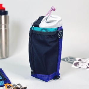 Bikepacking Snack Bag, Handlebar Bag for Bikes, Everyday rides, Water-resistant Stem Bag for Drinks & Valuables, Food Pouch, Roampacks