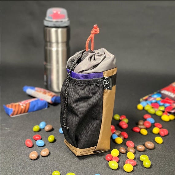 Handcrafted Bike Handlebar Bag, with Mesh Pocket, 0.75L Cap…