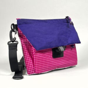 Water-resistant Handmade Crossbody Bag – Lightweight Recycled Bike Messenger Bag for Everyday Urban Use
