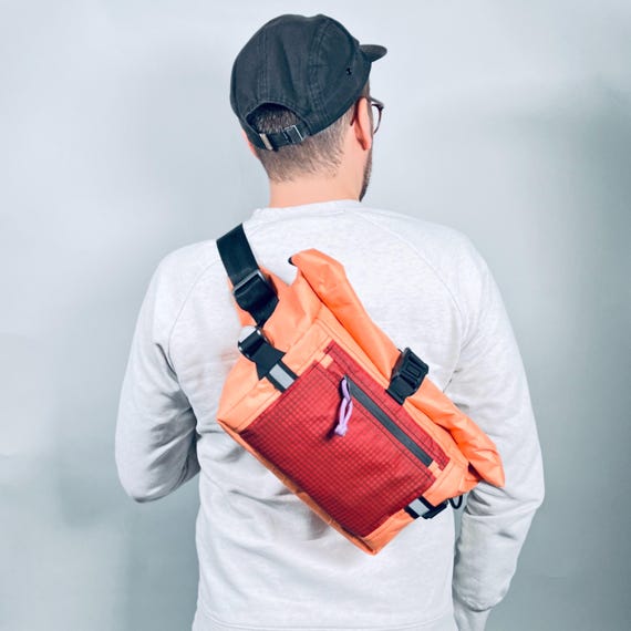 Bicycle Handlebar Bag, Hip Bag, Water-resistant, 6.2L, Recy…