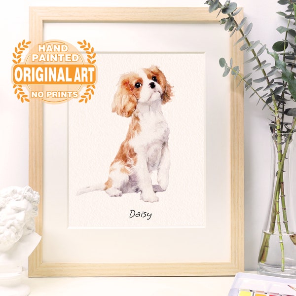 Custom Watercolor Pet Portrait, Dog Portrait From Photo, Hand Painted Pet Portrait, Pet Painting, Custom dog portrait, Pet Memorial Gift