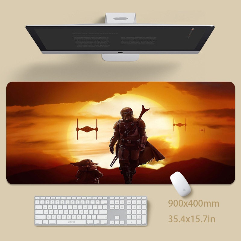 Star Wars Desk Mat Star Wars Mouse Pad Star Wars Gaming Desk Etsy