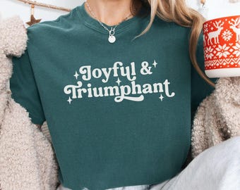 Christmas Lyrics Shirt Comfort Colors Festive Christmas Shirt Holiday Season Sweater Christmas Song Lyrics Cozy Season Christian Apparel