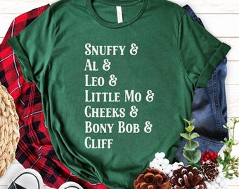home alone shirt funny home alone movie shirt list of names home alone quotes funny Christmas shirt for ugly Christmas sweater party gift