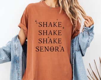 comfort colors shake shake senora tshirt Halloween movie shirt movie quotes classic Halloween tshirt vintage horror movie lover crewneck