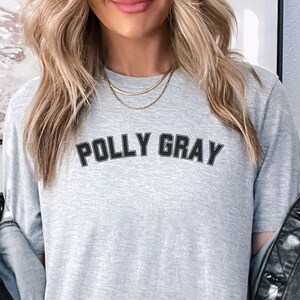 Polly Gray Shirt, Peaky Gang Shirt Gift, Cillian Murphy Graphic Tee, Tommy Shelby Shirt, By Order of the Peaky Shirt, Shelby Company Hoodie