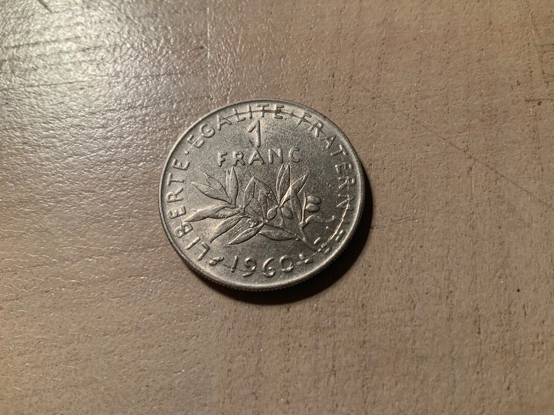 1 Franc Semeuse 1960 fautée TRÈS RARE Etsy France
