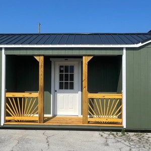 2 Bedroom 2 Bathroom with Side Porch 16x50 Tiny House Floorplan
