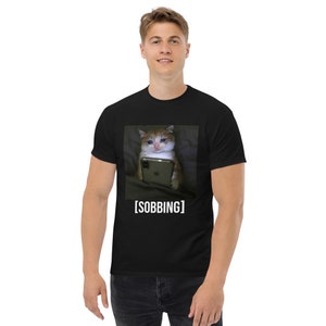 T-shirt drôle de chat triste
