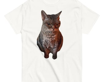Camiseta meme gato enojado
