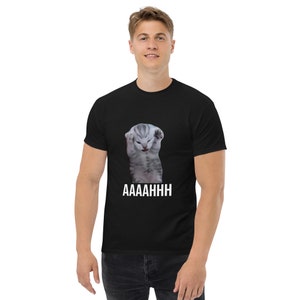 Talking Cat Meme T-Shirt Screaming AAAAHHH