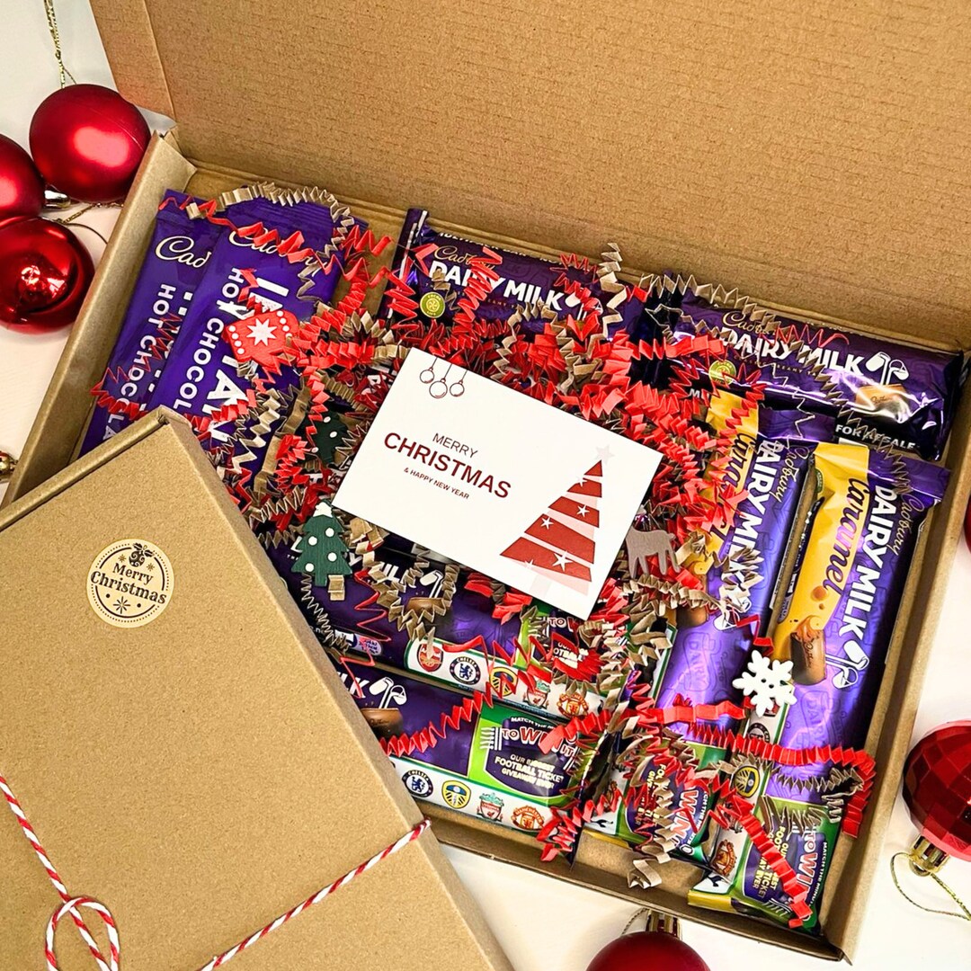 Christmas Selection Box Chocolate Hamper Personalised Christmas