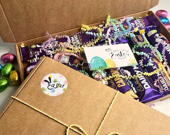 Easter Selection Box | Chocolate Hamper | Personalised Easter Chocolate Box |  Chocolate Gift | Unique Easter Holiday Gift