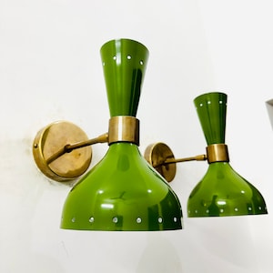 Individuelle Wandleuchte Messing Mid Century Italienische Diabolo Wandleuchte Moderne Wandleuchten Leselampe Für Home Decor