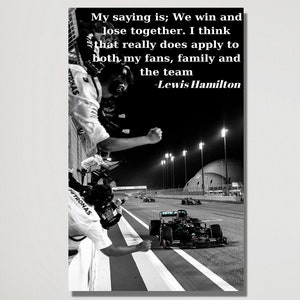 Lewis Hamilton Poster Canvas, Lewis Hamilton Wall Art Desing, Hamilton Print Poster, He is s Legend Hamilton Print CANVAS Art