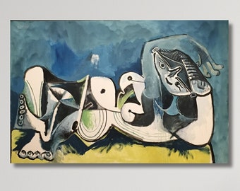 パブロ・ピカソ、ゲルニカ 1937年、リネンキャンバスの油絵複製