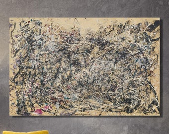 ジャクソン・ポロック作「コンバージェンス」 - 抽象アート