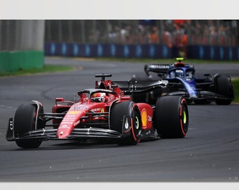 シャルル・ルクレール フェラーリ「2025」F1 限定版キャンバス