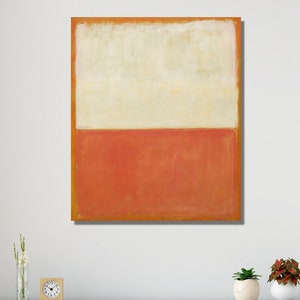 Mark Rothko Canvas Poster Print Art, Mark Rothko Wall Art - Mark Rothko Painting exhibition Wall Art - Poster & CANVAS Wall Art