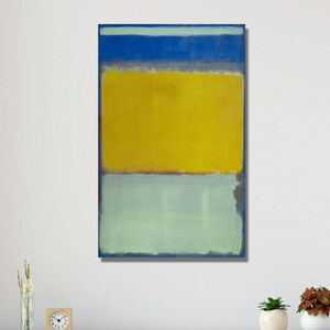 Mark Rothko Canvas Wall Art Print, Mark Rothko Canvas Poster, Marc Rothko Canvas, Rothko  Museum Exhibition Canvas, Rothko Painting CANVAS