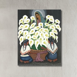 Diego Rivera Flower Carrier Canvas Wall Art Desing - Diego Rivera Home Decor Canvas Wall Art Poster -Diego Rivera Artworking Art Poster