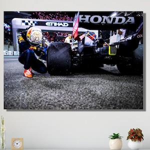 Max Verstappen Canvas Wall Art - Max Verstappen Fans Poster Home Decor-Grand Prix F1 Wall Art - F1 Fan Gift Poster - Legend Verstappen Print