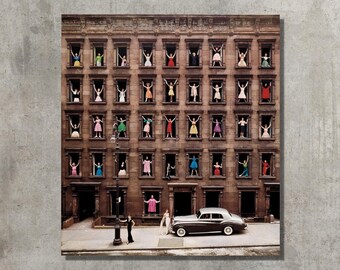 Ormond Gigli Girls in the Windows Canvas Wall Art,ormond Gigli