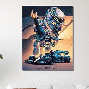 Formel 1 Wandkunst, Kilimando Poster, F1 Fan Geschenk, Formel 1 Fan Geschenk Druck, Bereit zum Aufhängen F1 CANVAS