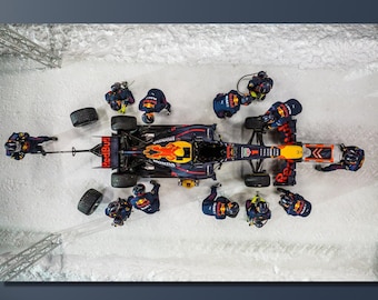 マックス・フェルスタッペン キャンバス：F1 レッドブル・レーシング