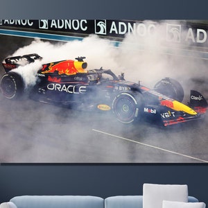 Max Verstappen Canvas Wall Art -  Max Verstappen Poster Print art-Grand Prix F1 Wall Art - F1 Fan Gift -F1 Fan Gift Print CANVAS Decor Arts