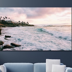 San Diego Beach Wall Art, San Diego Beach Canvas Print, California Beach Canvas, San Diego Poster, California Poster CANVAS Art