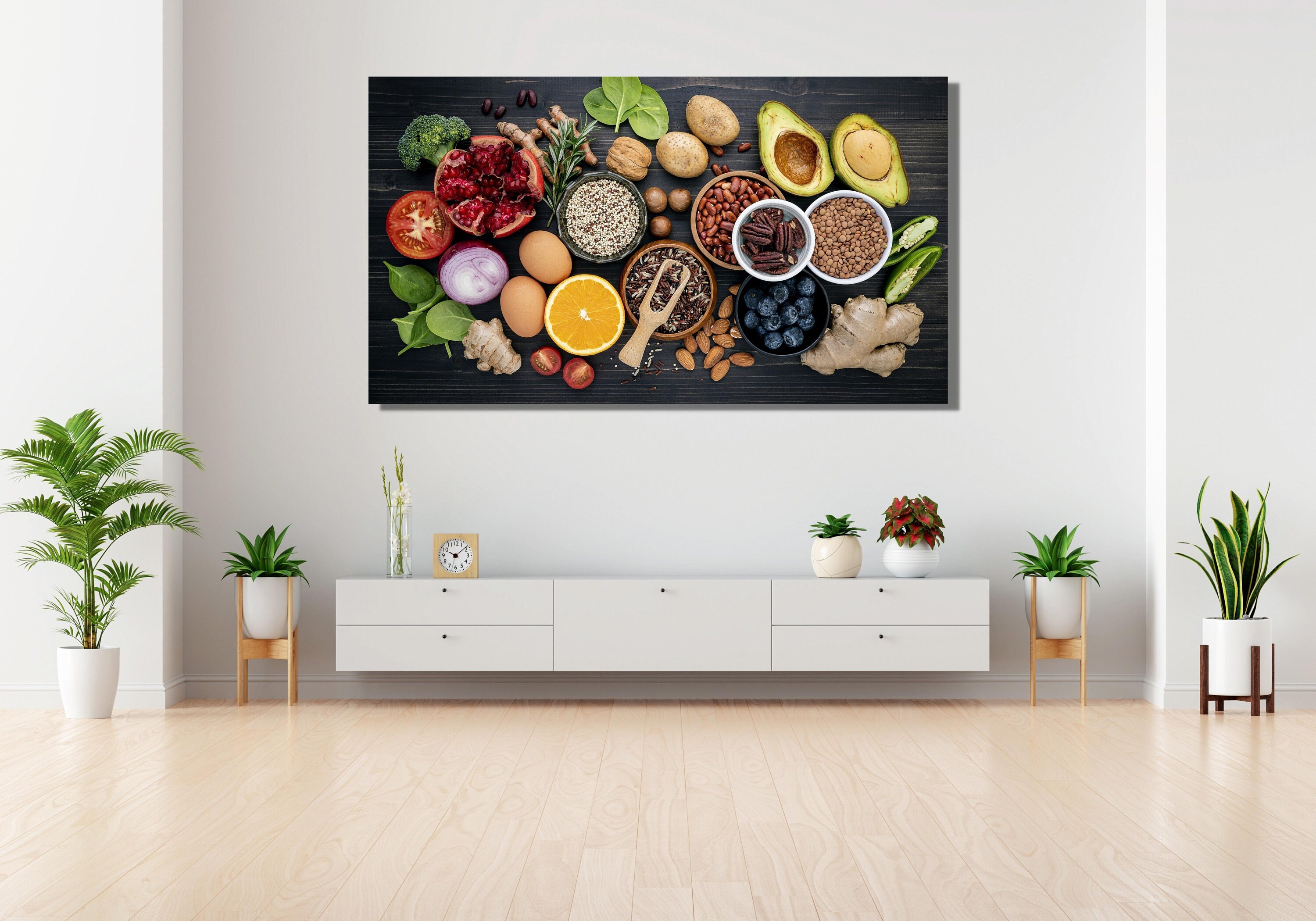Useful Food Kitchen Wall Decorherbs and Spices Kitchen Posterherbs and Spices Wall Art,fresh